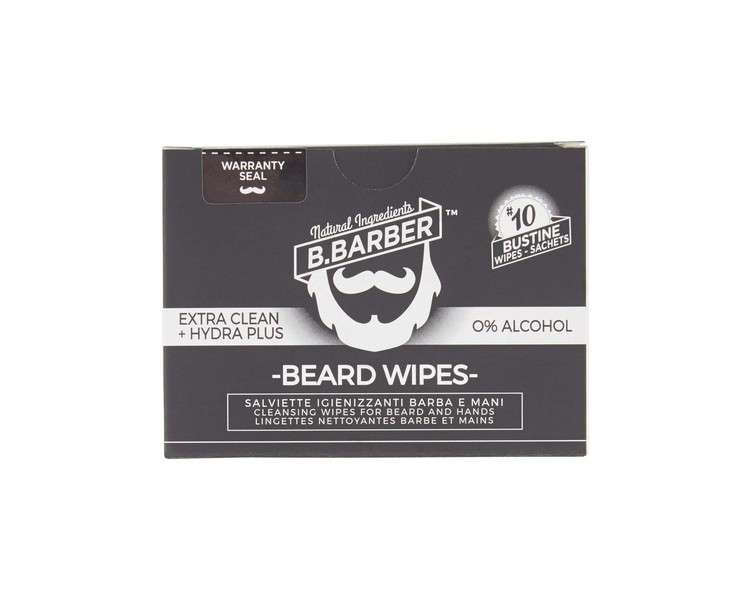 B.Barber Hygienic Barba and Hand Cleaning Wipes