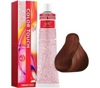 Wella Colour Touch Demi-Permanent Hair Colour 6/47 Dark Auburn Sand 0.13601kg