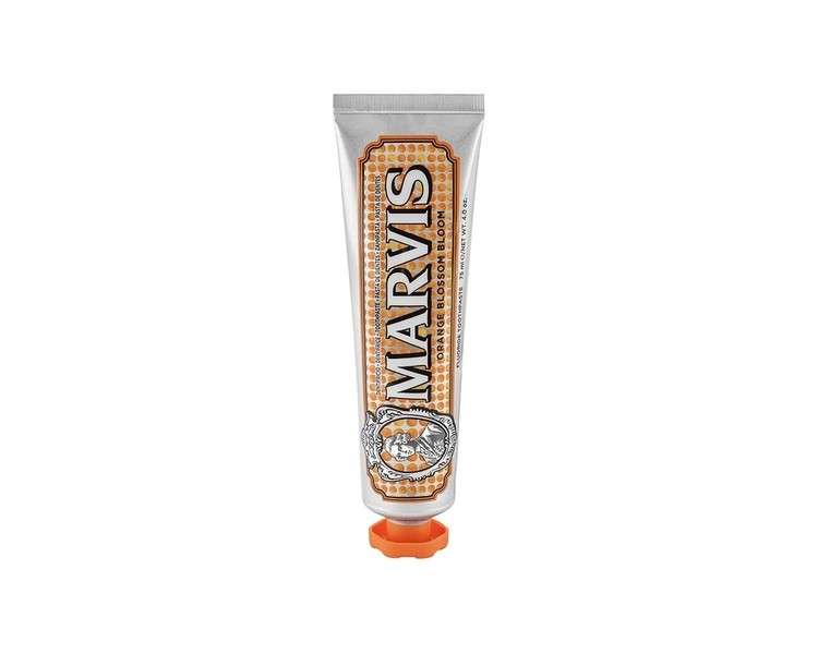 Marvis Orange Blossom Bloom Toothpaste with Orange Blossom and Mint Flavor 75ml - Blended Collection Limited Edition