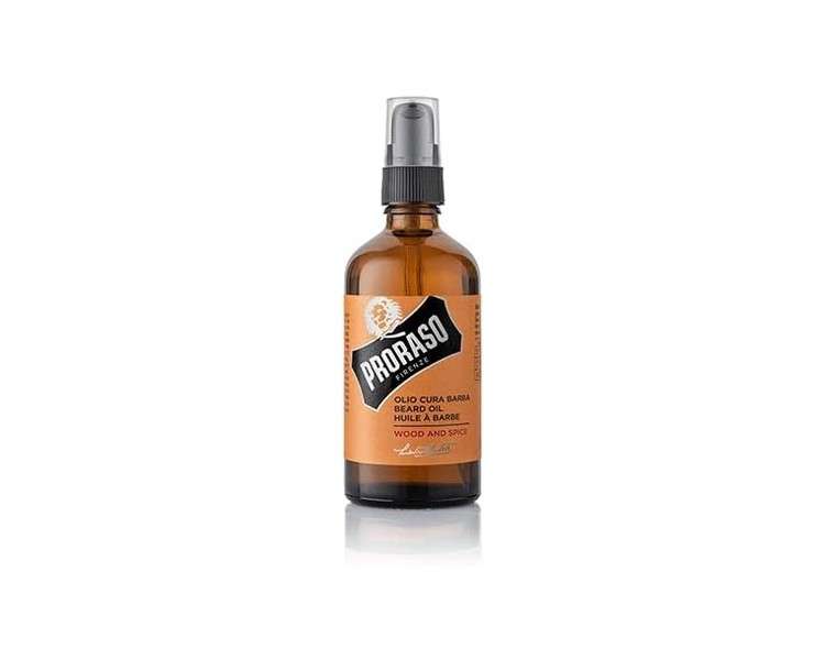 Proraso Beard Oil Wood and Spice Scented Softener 100ml - Made in Italy