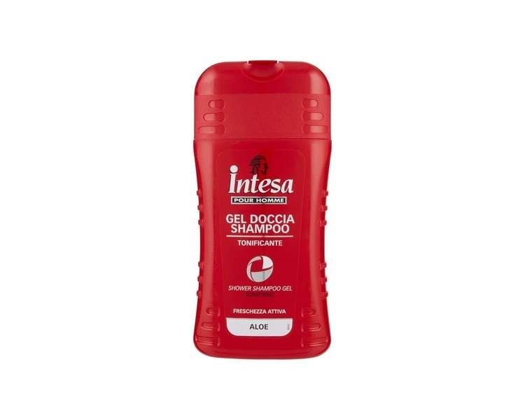 Intesa Pour Homme Shower Gel Shampoo Toning Active Fresh Aloe 250ml