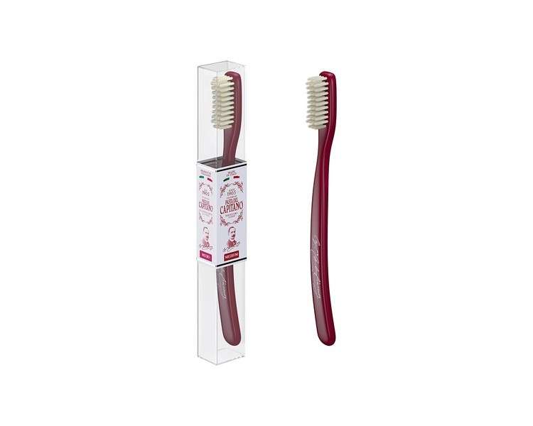 Pasta del Capitano Medium Toothbrush Red