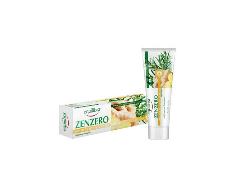 Equilibra Ginger Intensive Freshness Toothpaste 75ml