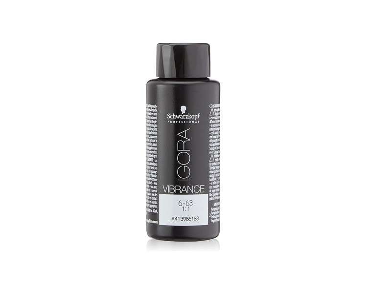 Schwarzkopf Professional Igora Vibrance Tone on Tone Hair Colour 6-63 Dark Blonde Chocolate Matt 60ml