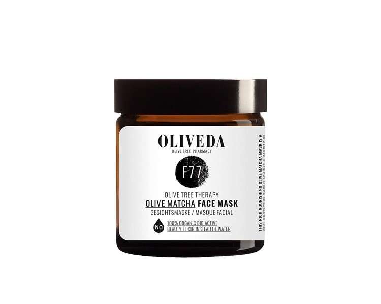 Oliveda F77 Olive Matcha Face Mask 60ml Nourishing Mask - Regenerates, Revitalizes, and Soothes