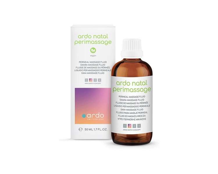 ARDO Natal Perimassage for Expecting Mum Perineal Massage Fluid for Optimal Pregnancy Preparation for a Gentle Birth 50ml