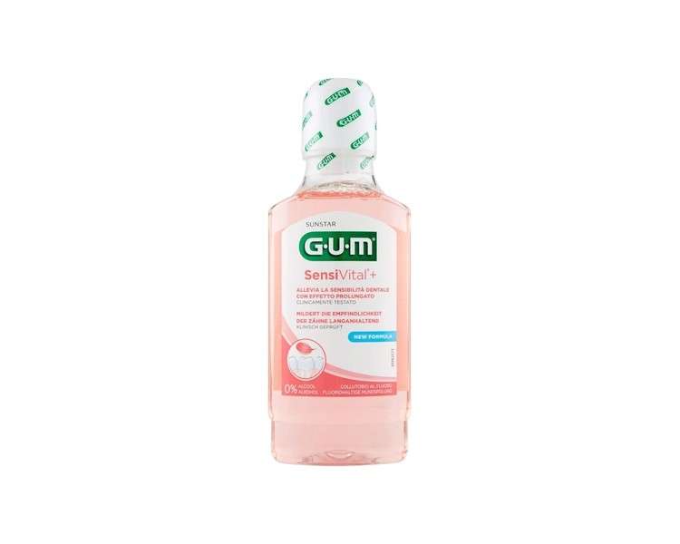 GUM Sensivital+ Fluoride Mouthwash 300ml