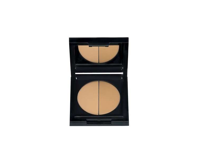 Idun Minerals Duo Concealer Double-Shade Compact Creamy Concealer 0.1oz Light