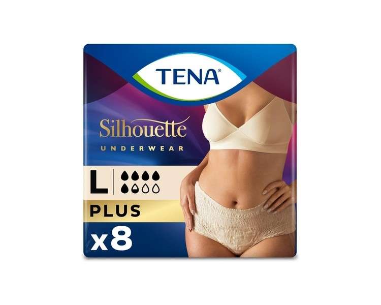 TENA Lady Pants for Incontinence Size L 8 Count