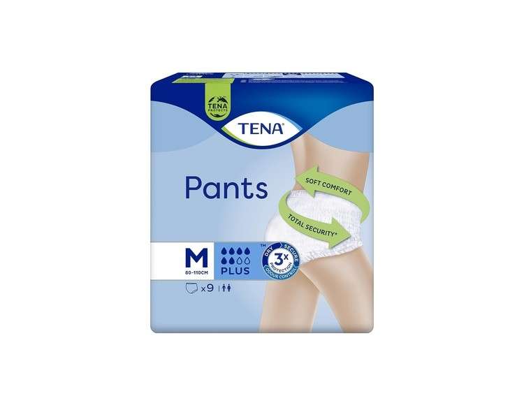 Tena Medium Pants Plus - Pack of 9