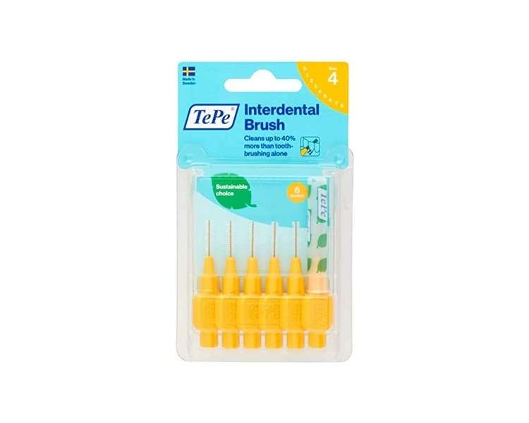 TePe Interdental Brush Yellow 0.7mm