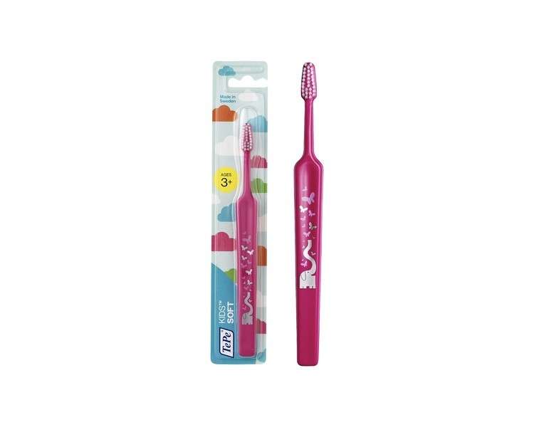 TEPE Kids Select Compact Soft Fun Zoo Animal Design Children's Toothbrush