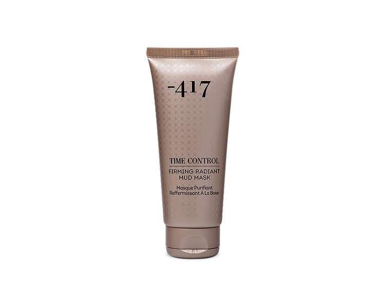 417 Dead Sea Cosmetics Firming Time Control Mud Mask 2 in 1 Exfoliating and Nourishing 3.3 fl oz - Suitable for All Skin Types