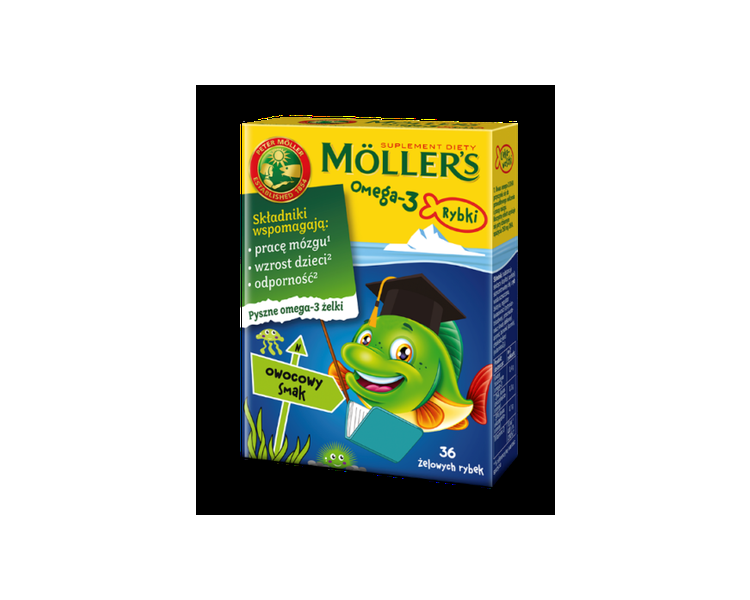 Moller's Fish Oil Omega-3 for Kids Fruity Flavor