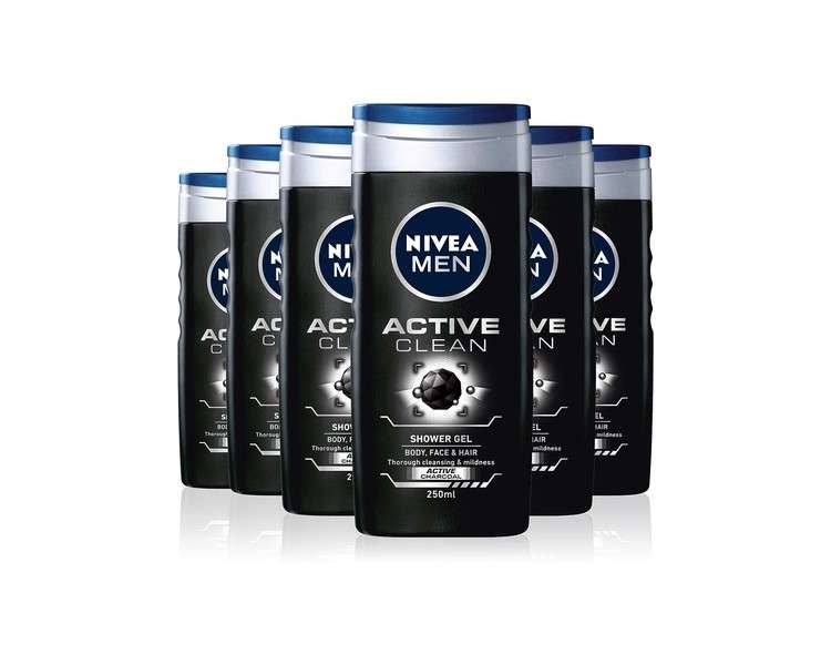 Nivea Men Active Clean Shower Gel 250 ml