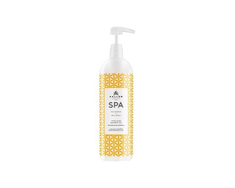 Kallos Spa Vitalizing Shower Gel with Brazilian Orange Oil 1000ml