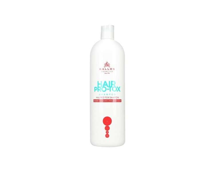 KJMN Hair Pro-tox Shampoo with Keratin, Collagen and Hyaluronic Acid for Weak, Thin, Dry and Brittle Hair 1000ml