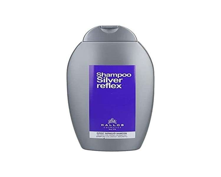 Kallos Reflex Silver Shampoo for Blonde and Lightened Hair 350ml