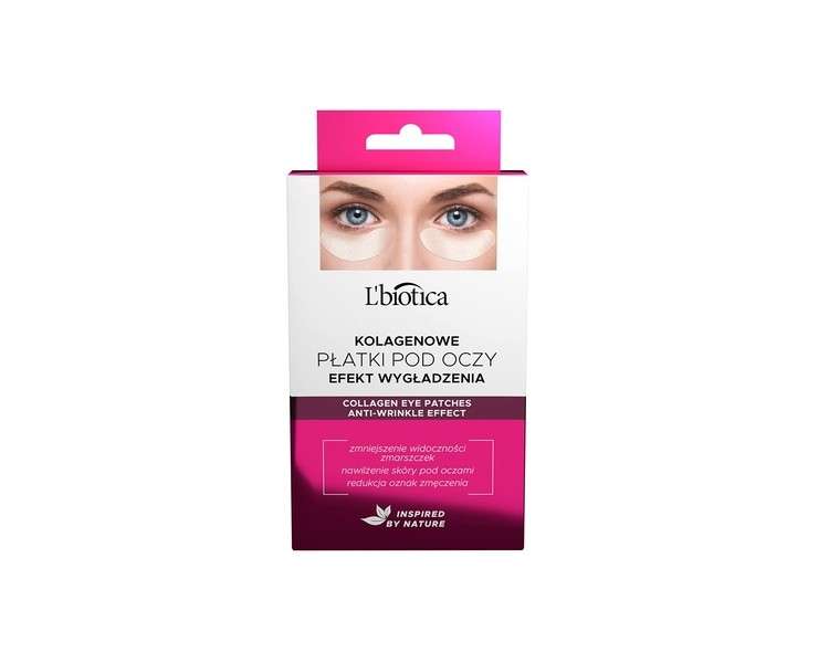 L'Biotica Collagen Under Eye Patches Reduction of Wrinkles - 3 Pairs