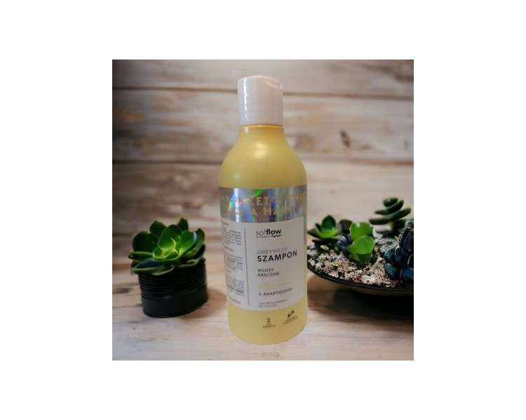 So! Flow Nourishing Moisturising Shampoo for Curly Hair Melon & Aloe Scent 400ml