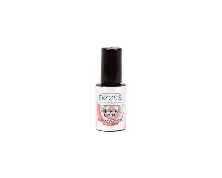 NEESS Gummy Cover Gum Base for Hybrid Nail Polish - Coral Sheen 4ml