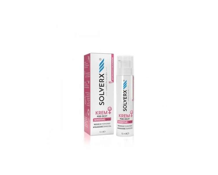 SOLVERX Sensitive Skin Eye Cream for Sensitive Skin 15ml