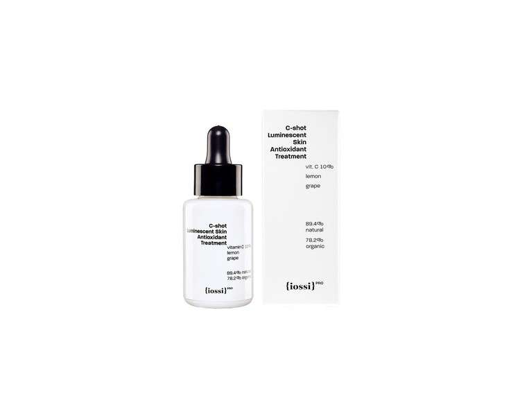 IOSSI C-Shot Luminescent Skin Antioxidant Treatment Concentrated Serum with Vitamin C 30ml