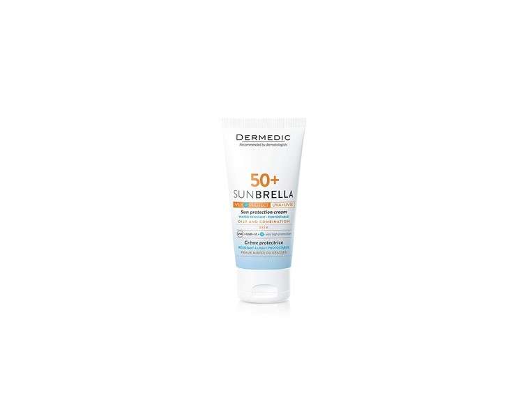 DERMEDIC SUNBRELLA Sunscreen for Oily and Combination Skin SPF 50+ 50g