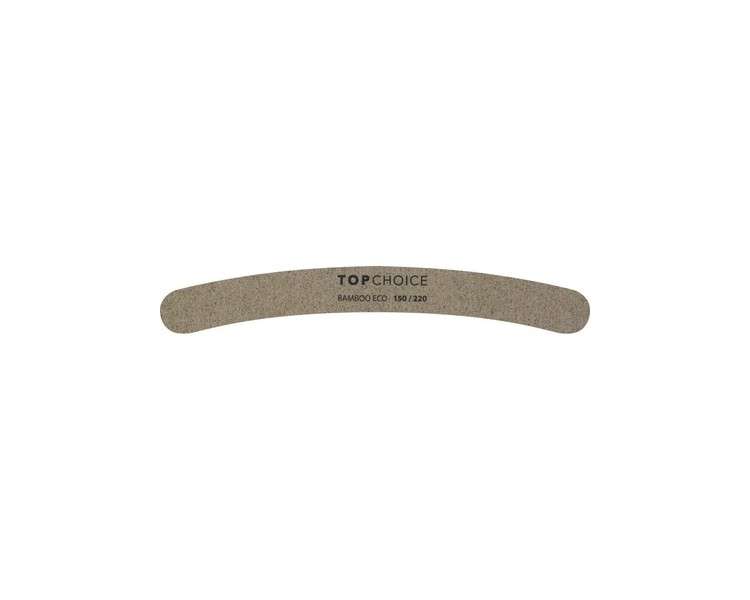 Top Choice Bamboo Nail File 150/220 - Curved