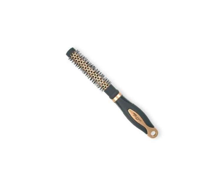 Top Choice Exclusive XS Round Gold/Black Hairbrush 62001-02