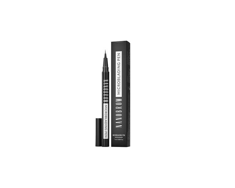 Nanobrow Eyebrow Makeup Marker in Dark Blonde - Microblading Effect for Defined, Thick, and Filled Brows