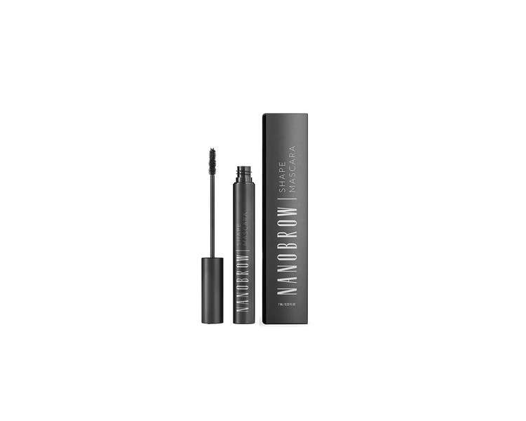 Nanobrow Black Eyebrow Mascara - Colorizing Eyebrow Mascara for Perfectly Defined, Styled, and Filled Brows