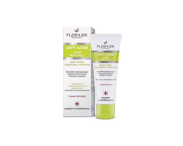 Floslek Pharma Anti Acne Mattifying Face Cream 50ml