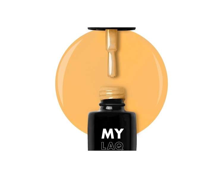 MYLAQ UV Nail Polish Yellow 5ml - My Sunny Greeting