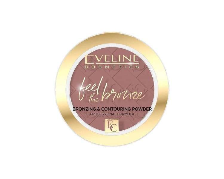 Eveline Feel The Bronze Bronzing Contouring Powder No. 02 Chocolate Cake 4g