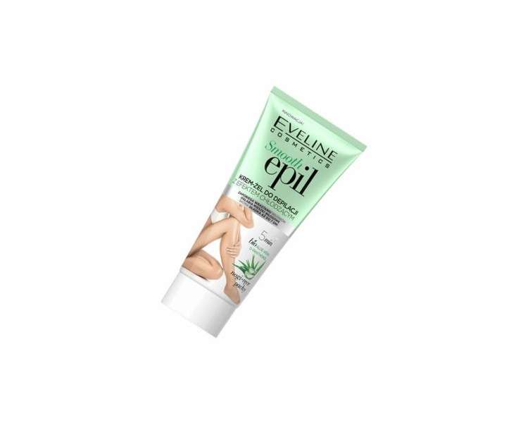 Eveline Smooth Epil Hair Removal Cream Gel with Cooling Effect 175ml
