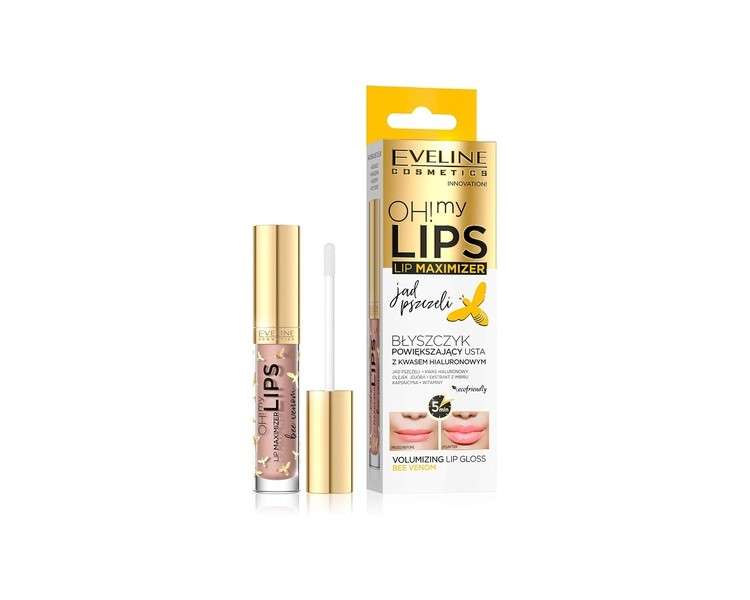 Eveline Cosmetics Oh! My Lips Volumizing Lip Gloss Maximizer with Bee Venom and Hyaluronic Acid 4.5ml