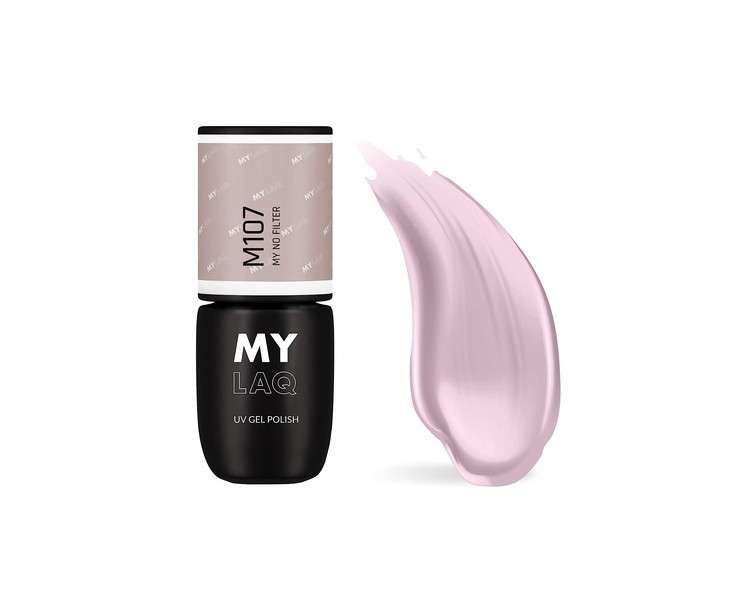 MYLAQ UV Nail Polish 5ml Pink - My No Filter