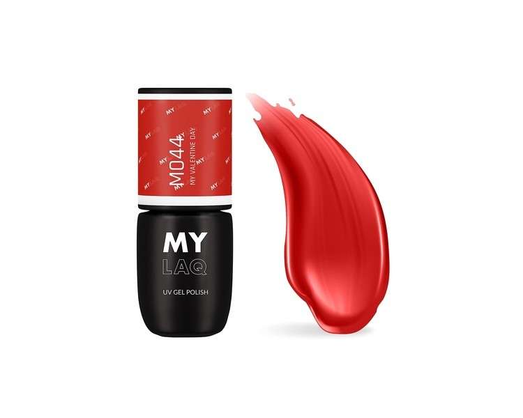 MYLAQ UV Nail Polish Red 5ml - My Valentine's Day