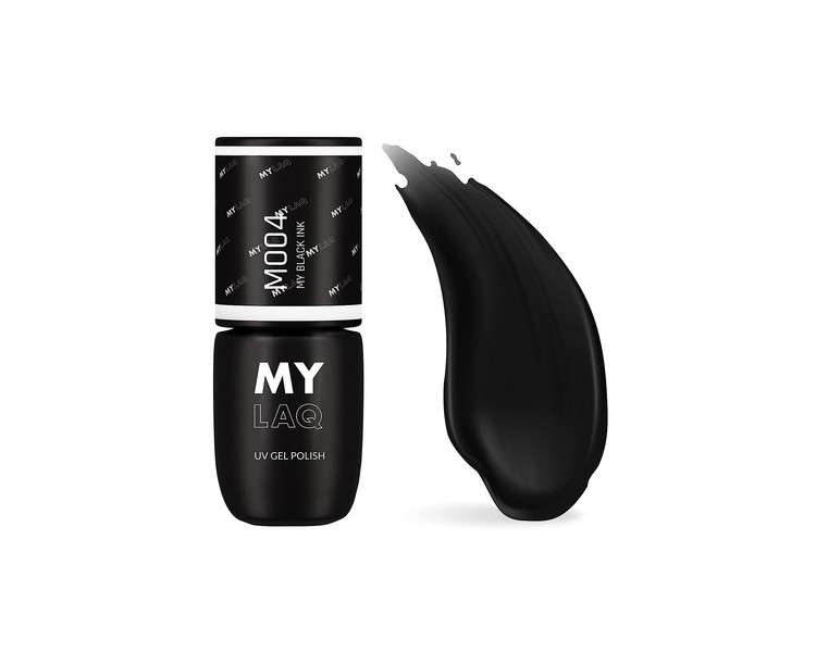 MYLAQ UV Nail Polish My Black Ink 7.2ml