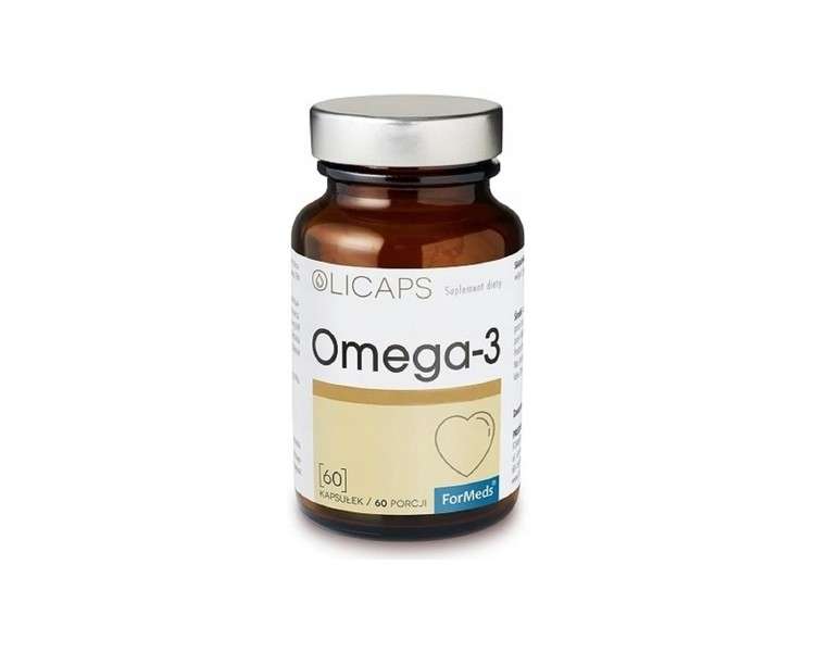 ForMeds Olicaps Omega-3 DHA EPA Dietary Supplement 60 Capsules