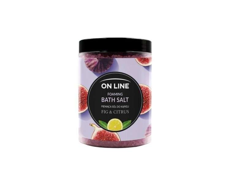 On Line Foaming Bath Salt Fig & Citrus 1200g