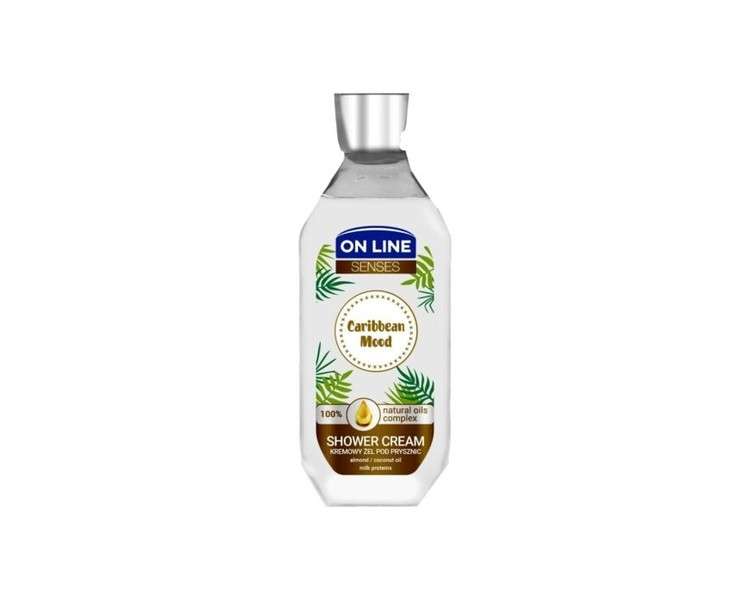 On Line Senses Creamy Shower Gel Caribbean Mood 500ml