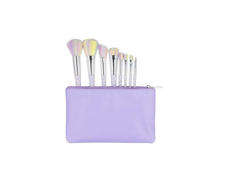 ilu Basic Set 8 Makeup Brushes with Unicorn Bag