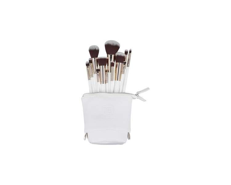 ilu Basic Set 12 Makeup Brushes with White Bag