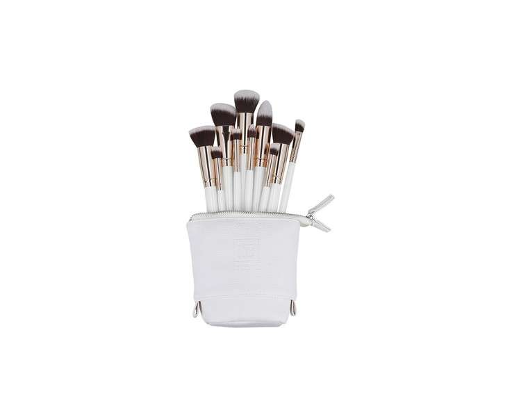 ilu Basic Set 10 Makeup Brushes with White Bag