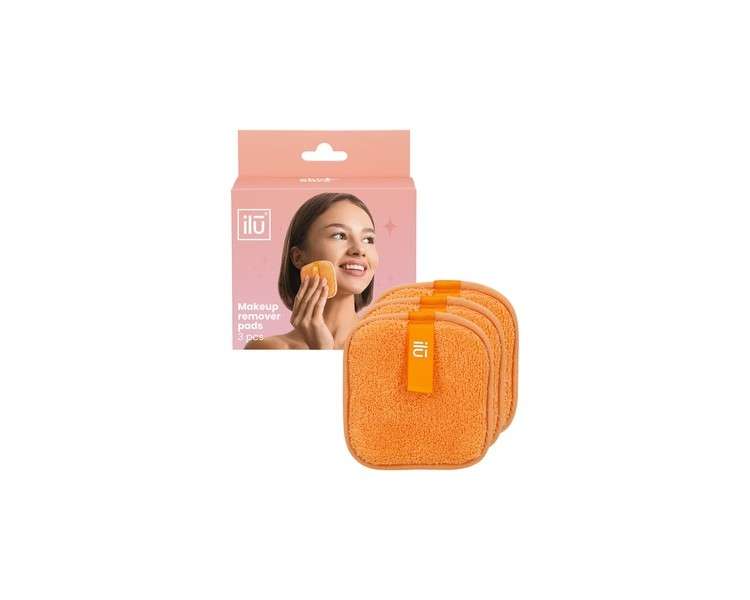 ilu Makeup Remover Pads Orange 3 Pack