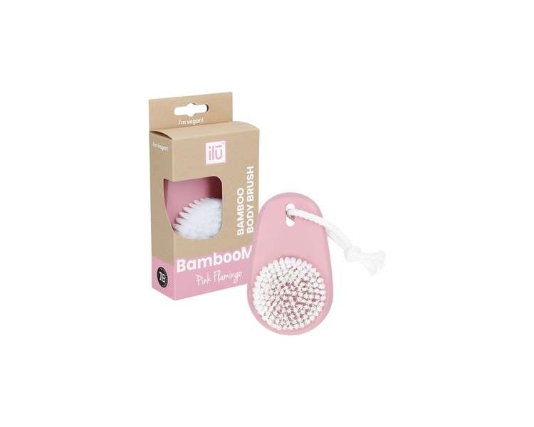 ilu Bamboom! Pink Flamingo Body Brush