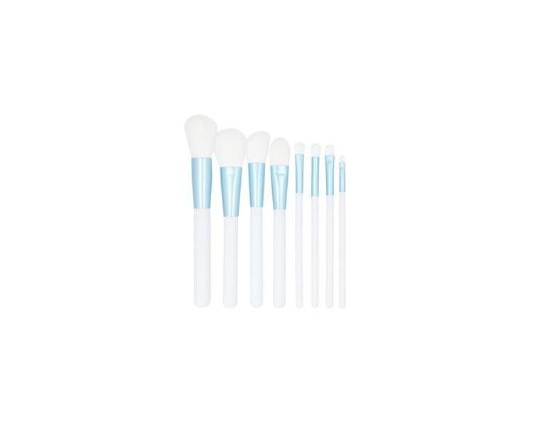 T4B MIMO 9 Piece Makeup Brush Set White