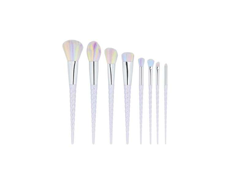 T4B MIMO 8-Piece Makeup Brush Set Cosmetic Brush Set Beauty Foundation Powder Brush Eyeshadow Flawless Makeup Premium Brush Set Kabuki Blush Brush Foundation Contouring Unicorn